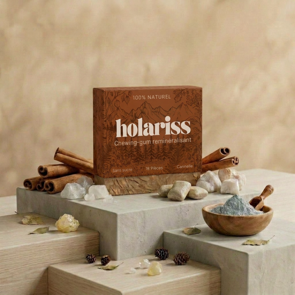 Holariss Chicle Remineralizante (Canela)